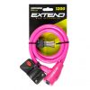 Bicycle lock Extend COMPANION 12*1200mm, pink